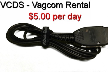 VCDS Vagcom Rental $5.00 per day - AARodriguez Corp.